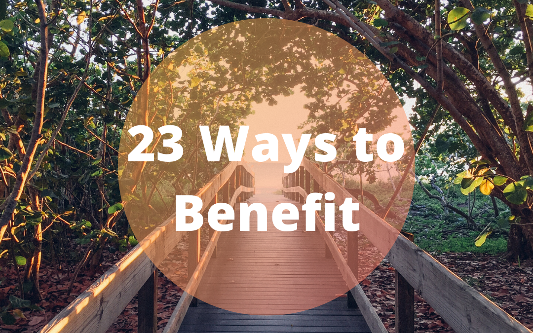 23 ways to benefit